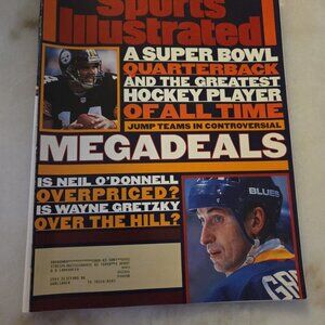 March 11, 1996 Sports Illustrated WAYNE GRETZKY & NEIL O'DONNELL Cover